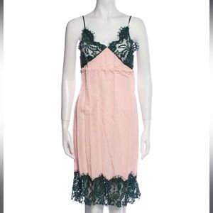 MM6 Maison Margelia Slip Lace Nylon Dress Small